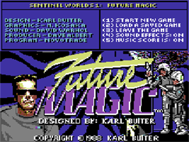 Sentinel Worlds I: Future Magic - Screenshot - Game Title Image