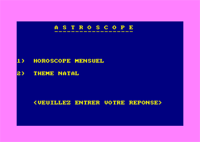 Astroscope - Screenshot - Game Select Image