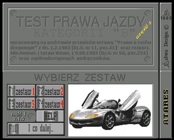 Test Prawa Jazdy 1 - Screenshot - Game Select Image