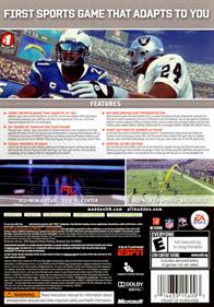 Madden NFL 09 - Fanart - Box - Back Image