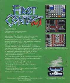 First Contact - Box - Back Image