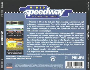 Video Speedway: The Ultimate Racing Experience - Box - Back Image