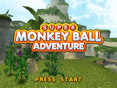 Super Monkey Ball Adventure - Screenshot - Game Title Image