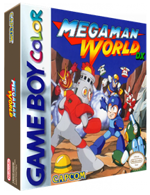 Mega Man World: Dr. Wily's Revenge GBC - Box - 3D Image