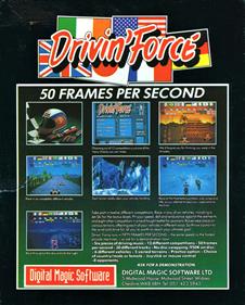 Drivin' Force - Box - Back Image