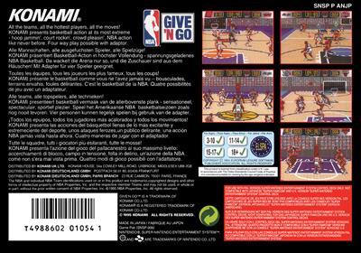 NBA Give 'n Go - Box - Back Image