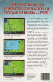 Second Front: Germany Turns East - Box - Back Image