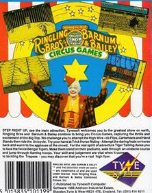 Circus Games - Box - Back Image