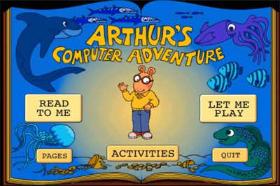 Living Books: Arthur's Computer Adventure - Screenshot - Game Select Image