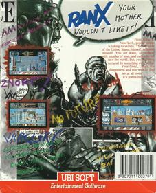Ranx: The Video Game - Box - Back Image