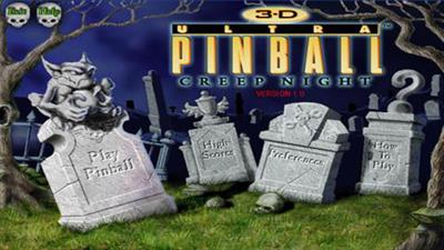 3-D Ultra Pinball: Creep Night - Screenshot - Gameplay Image