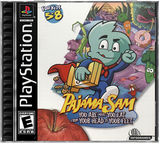 Pajama Sam: You Are what You Eat from Your Head to Your Feet - Box - Front - Reconstructed Image