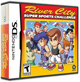 River City Super Sports Challenge - Box - 3D Image