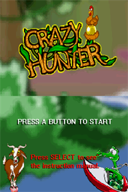 Crazy Hunter - Screenshot - Game Title Image