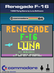 Renegade F-16 - Fanart - Box - Front Image