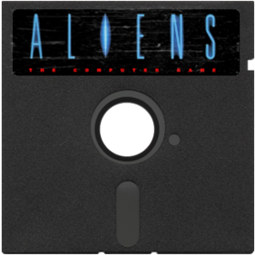 Aliens: The Computer Game (US Version) - Fanart - Disc Image