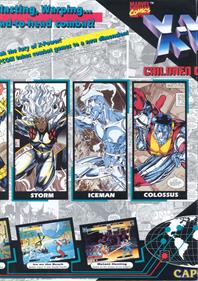 X-Men: Children of the Atom - Advertisement Flyer - Back
