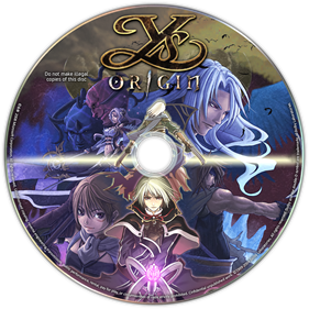 Ys Origin - Fanart - Disc Image