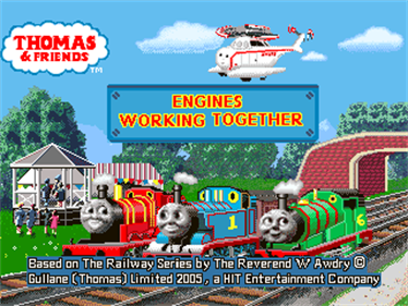 Thomas & Friends: Engines Working Together - Screenshot - Game Title Image