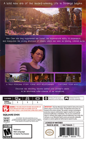 Life is Strange: True Colors - Fanart - Box - Back Image