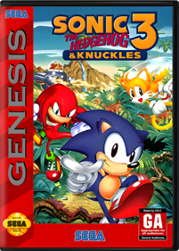 Sonic & Knuckles / Sonic the Hedgehog 3 - Fanart - Box - Front Image