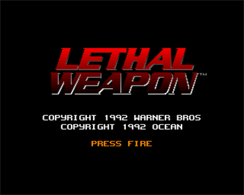 Lethal Weapon - Screenshot - Game Title Image