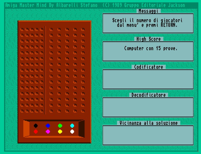 Amiga Master Mind