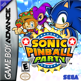 Sonic Pinball Party - Fanart - Box - Front Image
