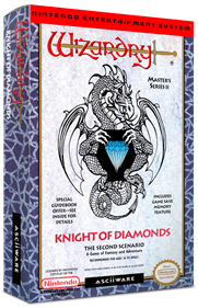 Wizardry: Knight of Diamonds: The Second Scenario - Box - 3D Image