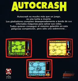 Autocrash - Box - Back Image