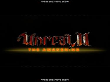 Unreal II: The Awakening - Screenshot - Game Title Image
