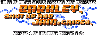 Barkley, Shut Up and Jam: Gaiden - Clear Logo Image