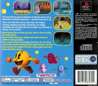 Pac-Man World - Box - Back Image