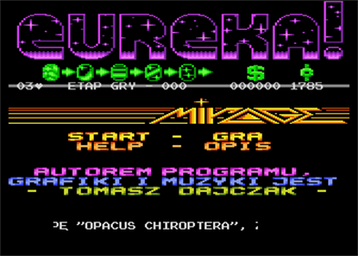 Eureka - Screenshot - Game Title Image