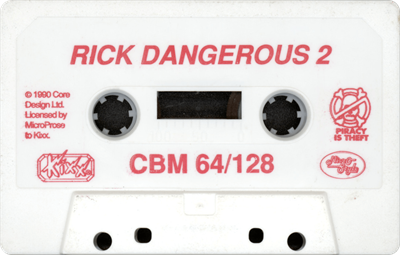 Rick Dangerous 2 - Cart - Front Image