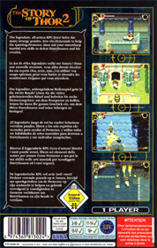 The Legend of Oasis - Box - Back Image