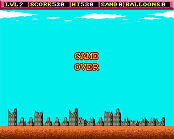 Balloonacy - Screenshot - Game Over Image