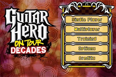 Guitar Hero: On Tour: Decades - Screenshot - Game Title Image