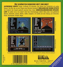 Legacy of the Ancients - Box - Back Image