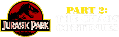 Jurassic Park Part 2: The Chaos Continues - Clear Logo Image