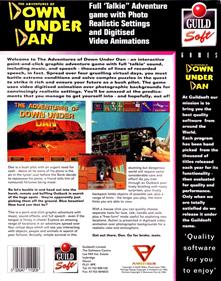 The Adventures of Down Under Dan - Box - Back Image