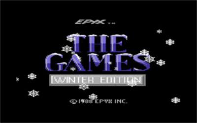 The Games: Winter Edition - Screenshot - Game Title Image