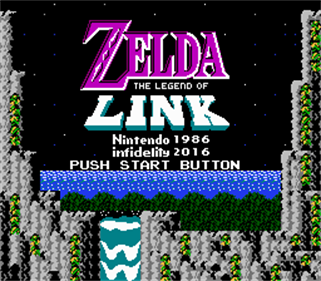 Zelda: The Legend of Link - Screenshot - Game Title Image