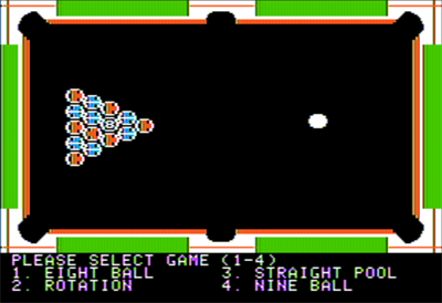 Pool 1.5 - Screenshot - Game Select Image