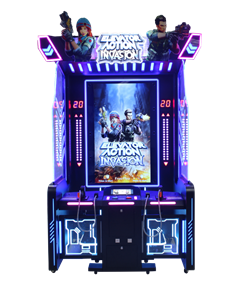 Elevator Action Invasion - Arcade - Cabinet Image