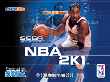 NBA 2K1 - Screenshot - Game Title Image