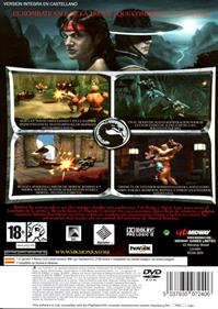 Mortal Kombat: Shaolin Monks - Box - Back Image