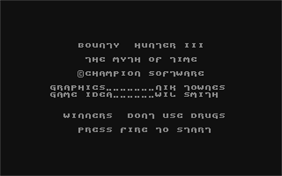 Bounty Hunter III - Screenshot - Game Title Image