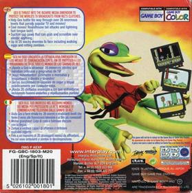 Gex: Enter the Gecko - Box - Back Image