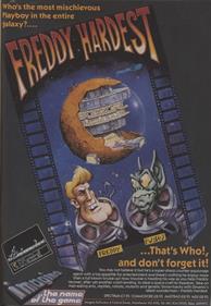 Freddy Hardest - Advertisement Flyer - Front Image